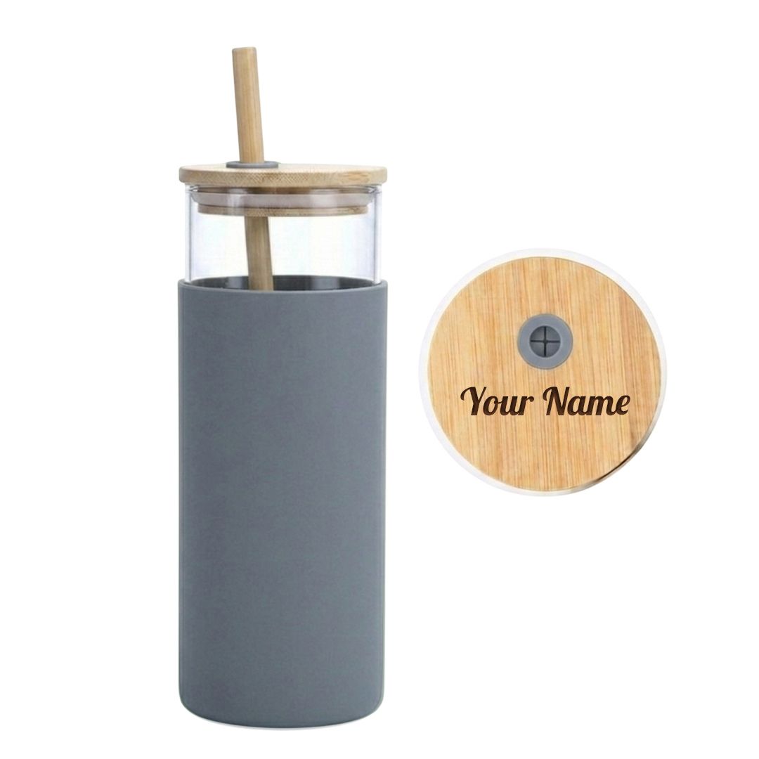 1782708027_Custom Borosilicate Glass Tumbler with Bamboo Straw- 2